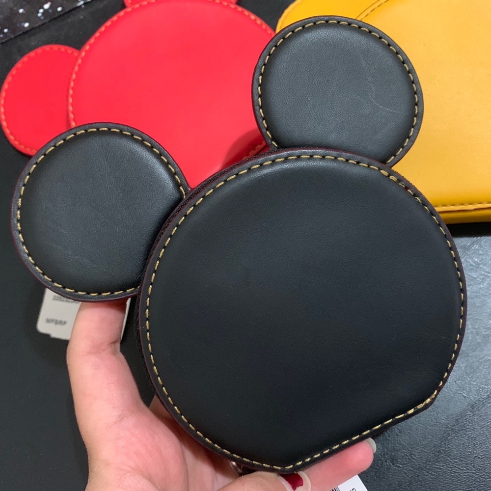 Mickey Leather Ear Coin Purse